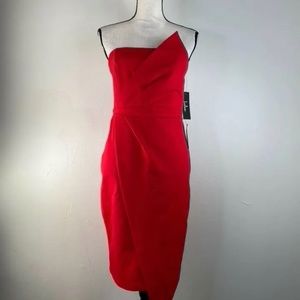 Lulus Women's Queen Of The City Strapless Dress SZ M